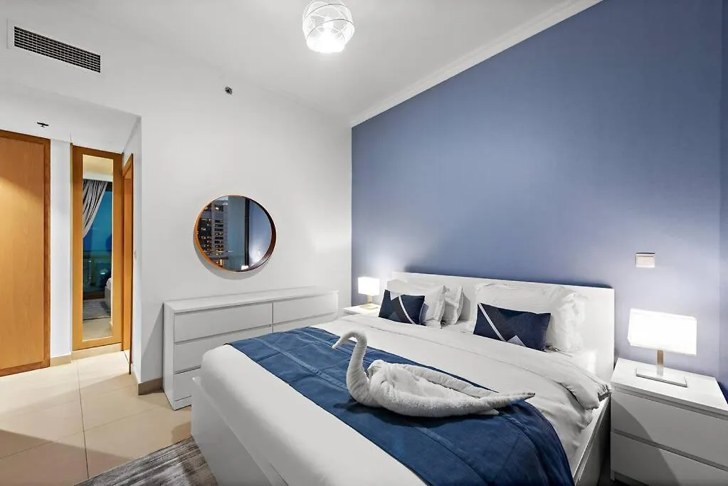 Apartment First Class 1Br Dubai Skyline & Sea View