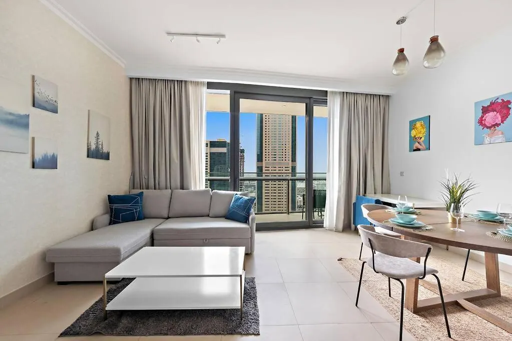 First Class 1Br Dubai Skyline & Sea View